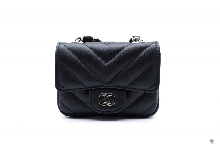 Top Quality Chanel AP2305B07199 Classic Belt Bag Black / 94305 Calfskin Shoulder Bags Shw