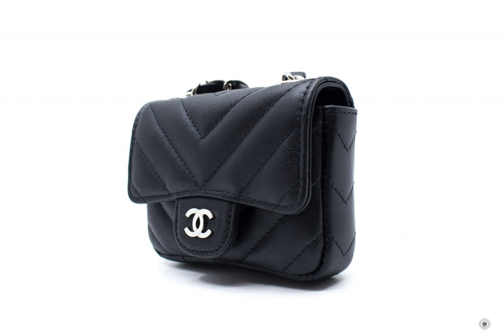 Top Quality Chanel AP2305B07199 Classic Belt Bag Black / 94305 Calfskin Shoulder Bags Shw