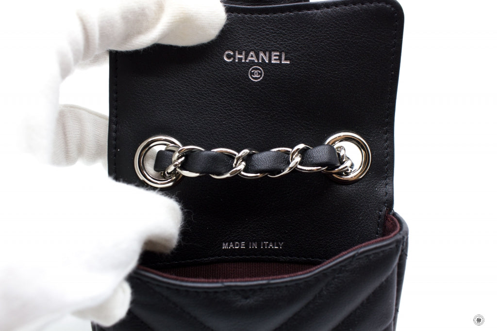 Top Quality Chanel AP2305B07199 Classic Belt Bag Black / 94305 Calfskin Shoulder Bags Shw