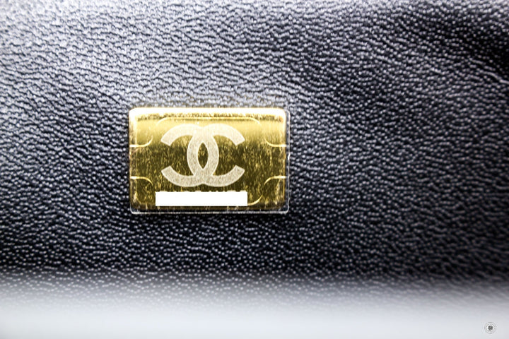 Top Quality Chanel AS2431B06660 Mini Flap Bag With Top Handle Black / 94305 Lambskin Shoulder Bags Ghw