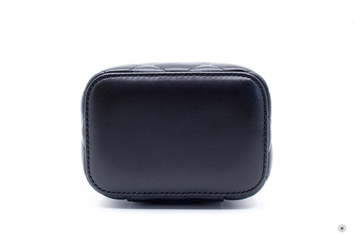 Top Quality Chanel AP1340Y04059 Small Vanity Case  Black / C3906 Lambskin Shoulder Bags Ghw