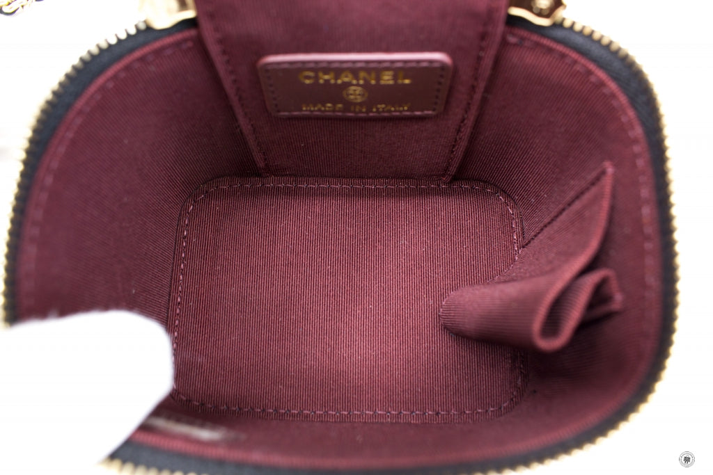 Top Quality Chanel AP1340Y04059 Small Vanity Case  Black / C3906 Lambskin Shoulder Bags Ghw