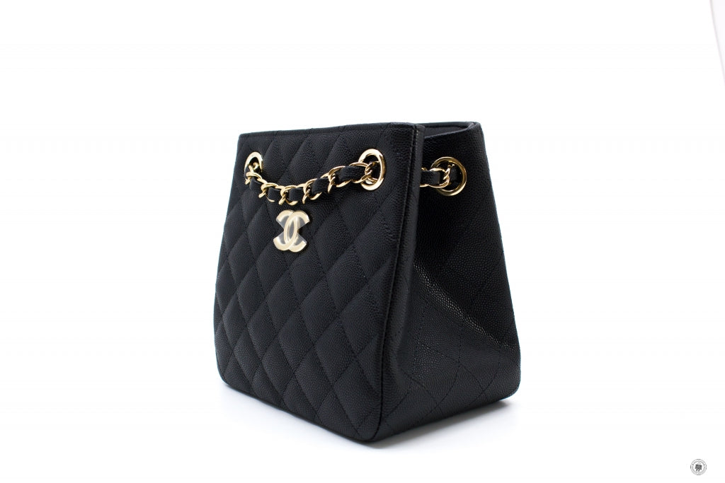 Top Quality Chanel AS3176Y33352 Bucket Bag Black / 94305 Caviar Shoulder Bags Ghw