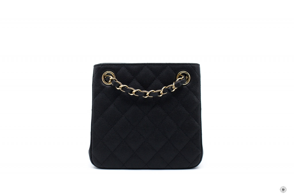 Top Quality Chanel AS3176Y33352 Bucket Bag Black / 94305 Caviar Shoulder Bags Ghw