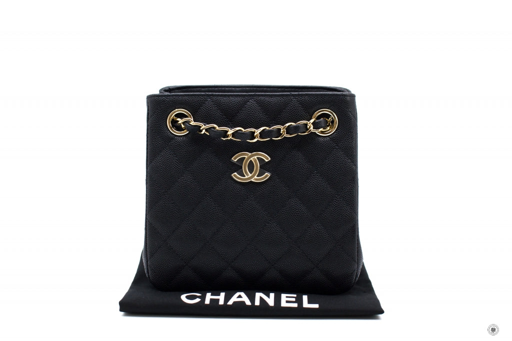 Top Quality Chanel AS3176Y33352 Bucket Bag Black / 94305 Caviar Shoulder Bags Ghw