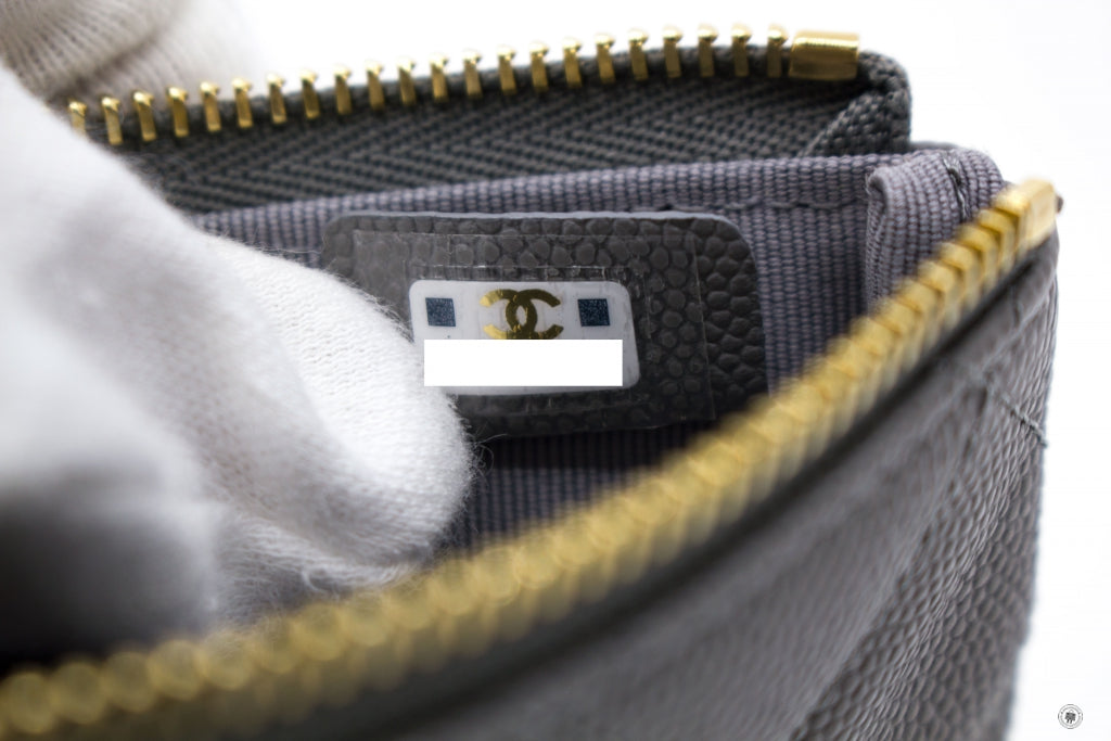 Top Quality Chanel A82365 Y33352  Classic Mini Pouch NJ531 / Grey Caviar Shoulder Bags Pbhw