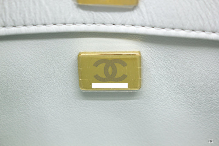 Top Quality Chanel 23C Pearl Crush Hobo Ice Blue Calfskin Shoulder Bags Gbhw