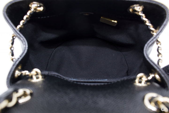 Top Quality Chanel AS3787 B10184 94305 Small Backpack Black / 94305 Calfskin Shoulder Bags Ghw
