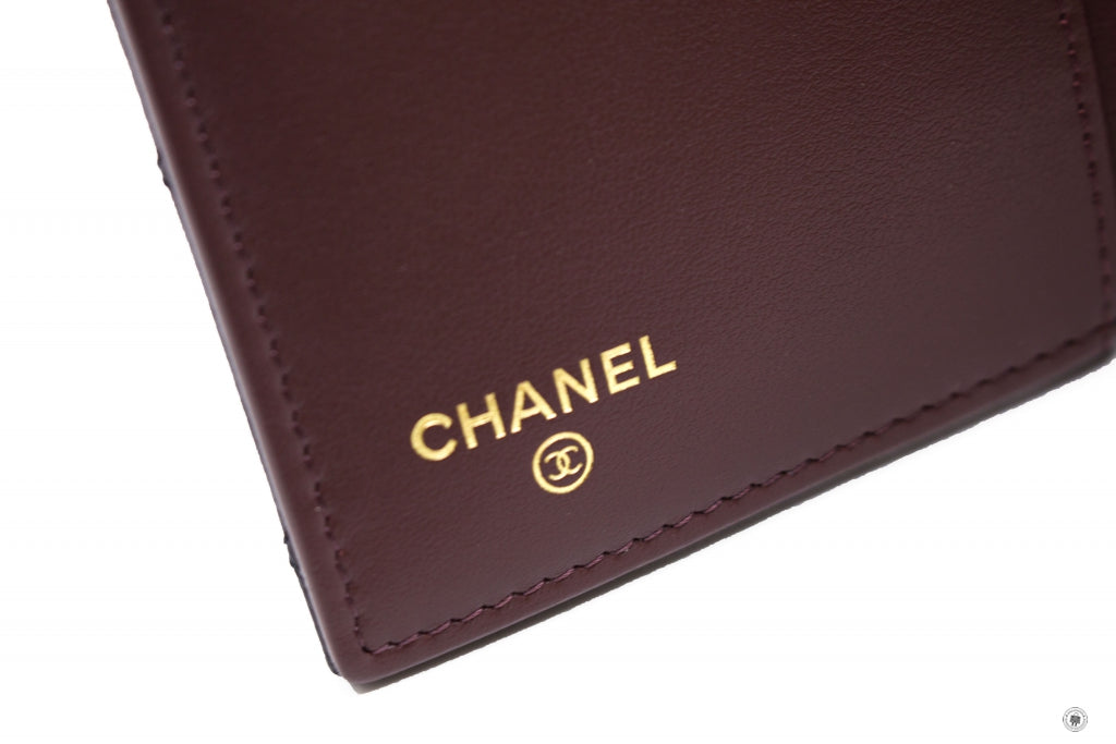 Top Quality Chanel AP0232Y01864 Classic Flap Wallet Black / C3906 Caviar Short Wallet Ghw