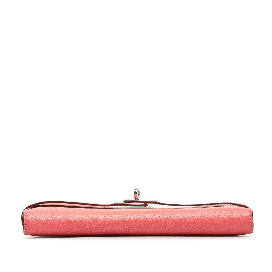 Top quality Hermes Chevre Classic Kelly Wallet Long Wallets