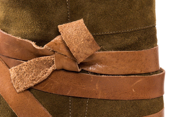 Isabel Marant Étoile Camel Suede Winter Dancing Booties SZ 36