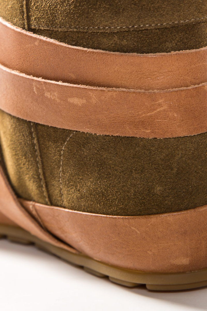 Isabel Marant Étoile Camel Suede Winter Dancing Booties SZ 36