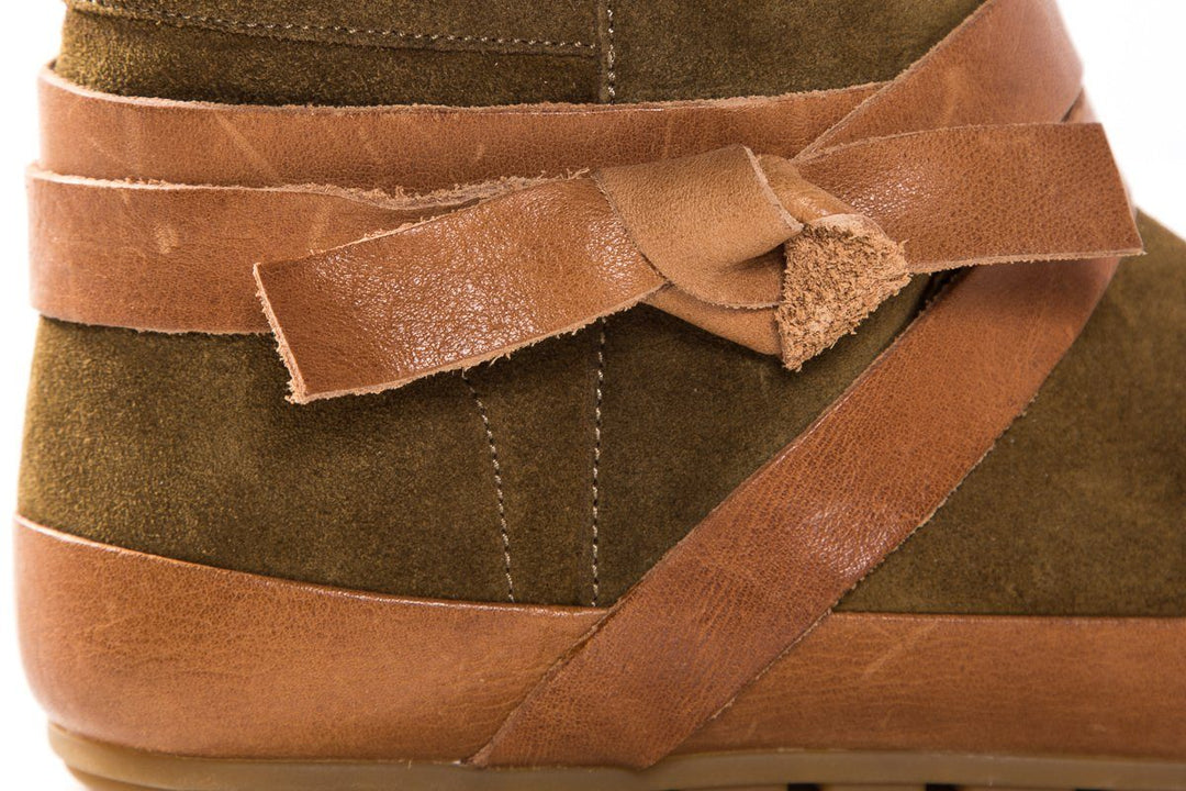 Isabel Marant Étoile Camel Suede Winter Dancing Booties SZ 36