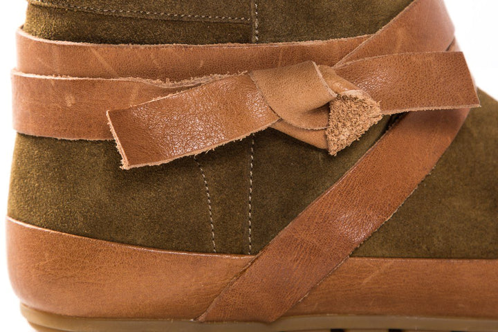 Isabel Marant Étoile Camel Suede Winter Dancing Booties SZ 36