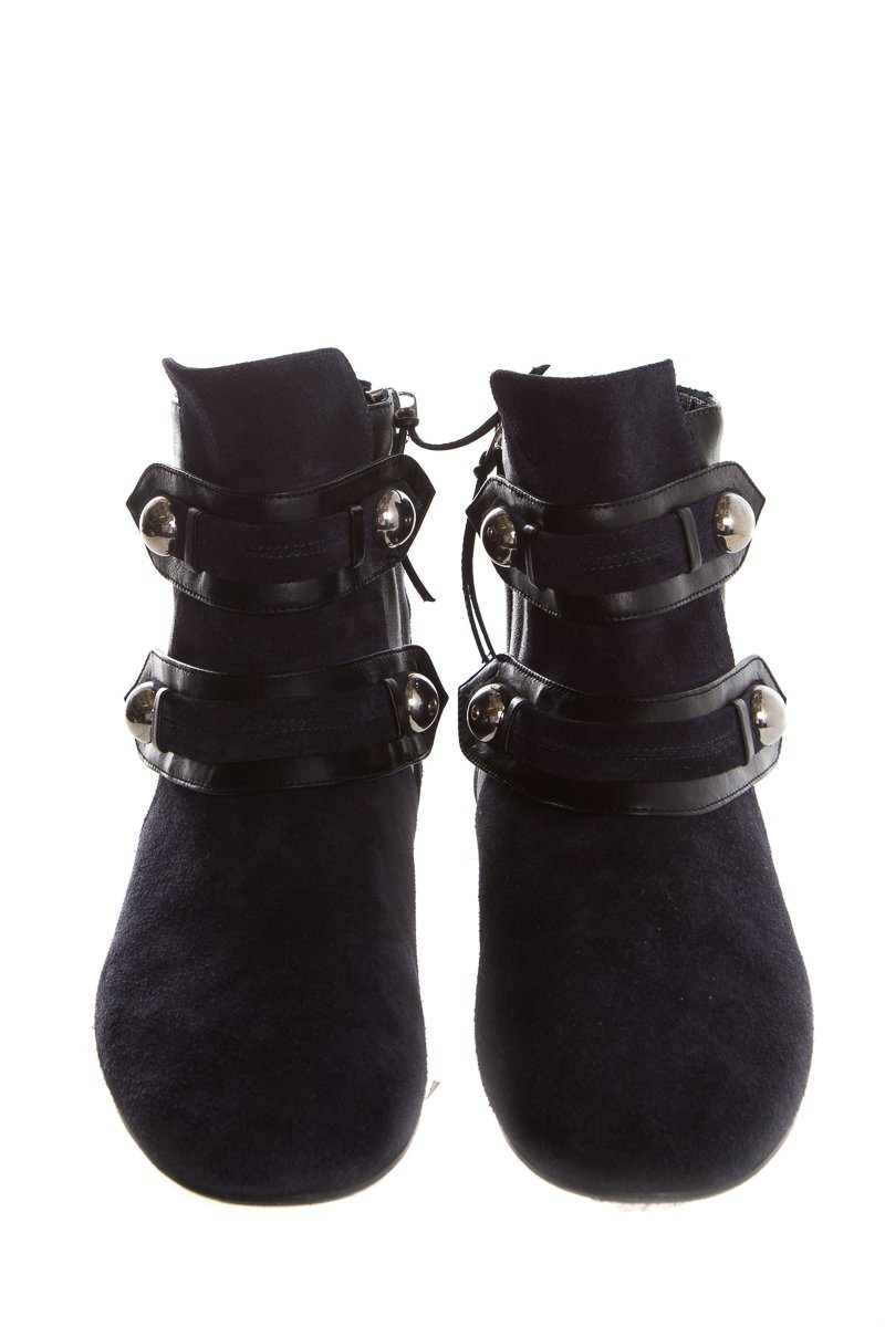 Isabel Marant Navy Suede Booties SZ 37