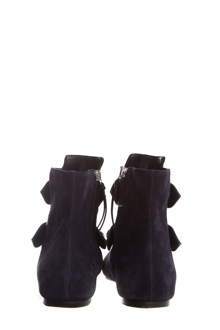 Isabel Marant Navy Suede Booties SZ 37