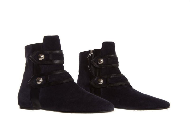 Isabel Marant Navy Suede Booties SZ 37