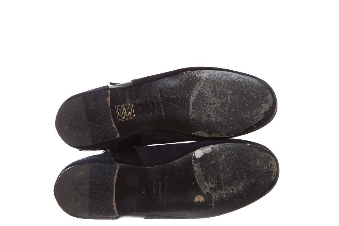 Isabel Marant Navy Suede Booties SZ 37