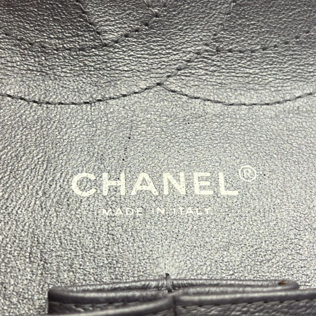 Top Quality Chanel Jumbo Flap Quilted Leather Shoulder Bag Silver