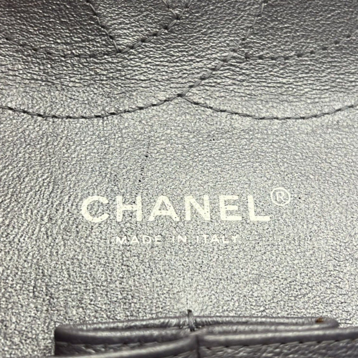Top Quality Chanel Jumbo Flap Quilted Leather Shoulder Bag Silver