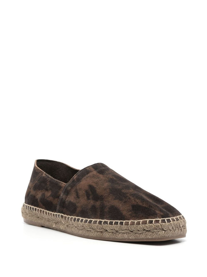 CHEETAH PRINT SUEDE ESPADRILLES