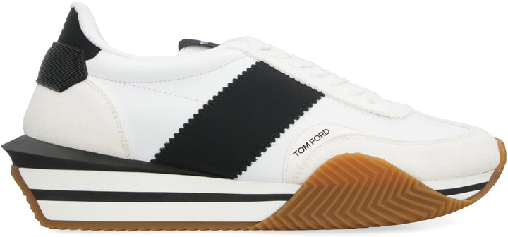 JAMES LEATHER LOW-TOP SNEAKERS
