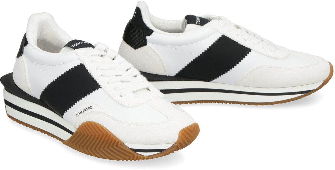 JAMES LEATHER LOW-TOP SNEAKERS