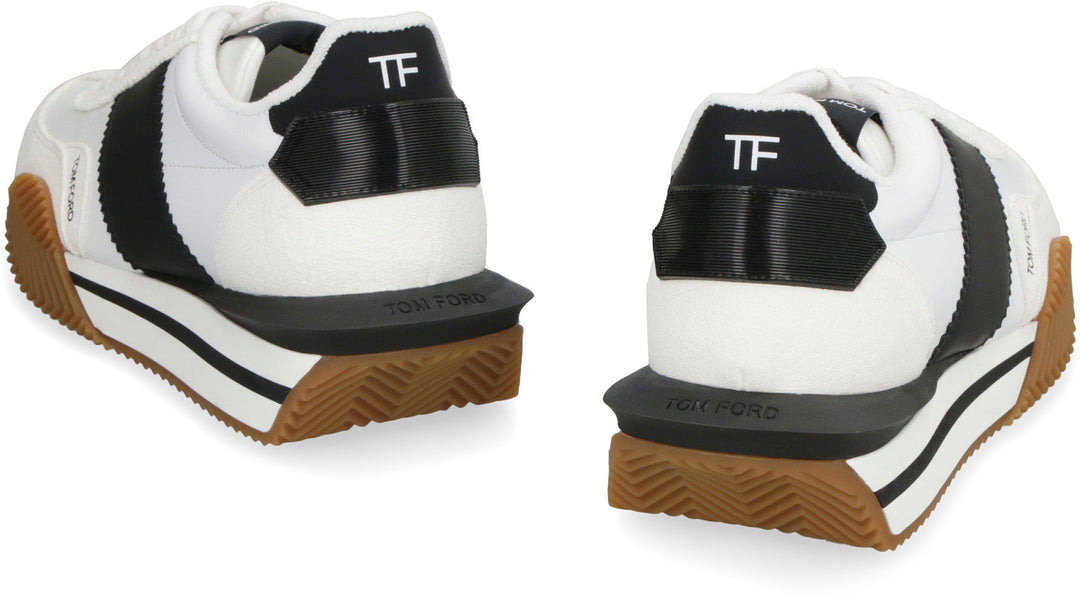 JAMES LEATHER LOW-TOP SNEAKERS