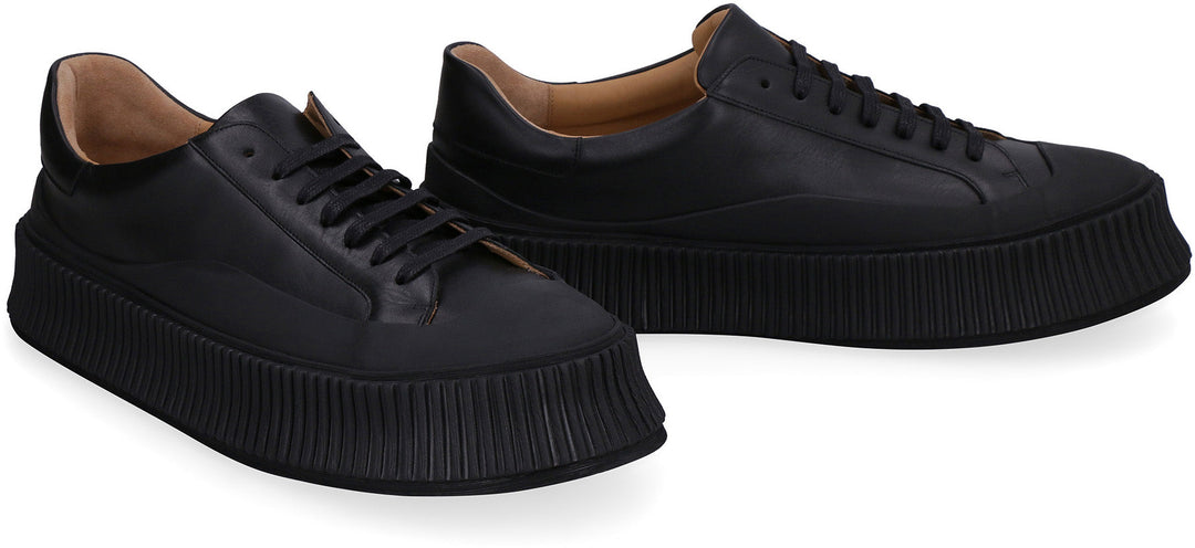 LEATHER LOW-TOP SNEAKERS