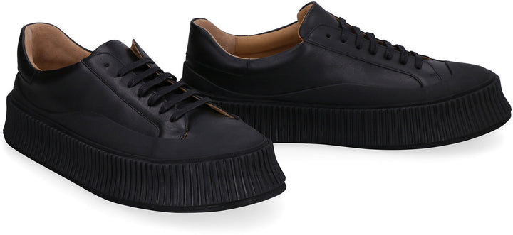 LEATHER LOW-TOP SNEAKERS