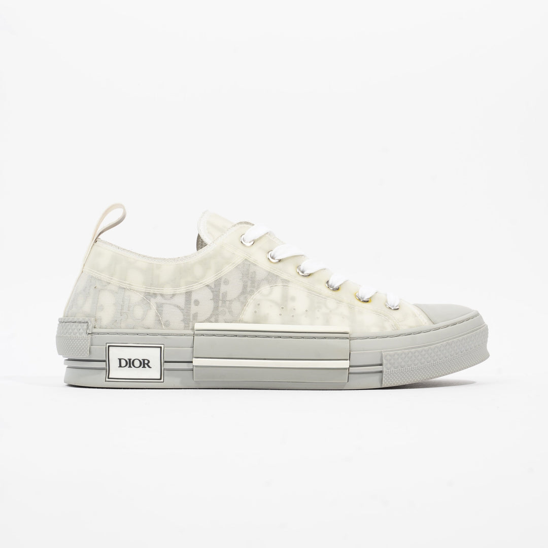 Christian Dior B23 Low Top Grey Oblique Canvas EU 42 UK 8