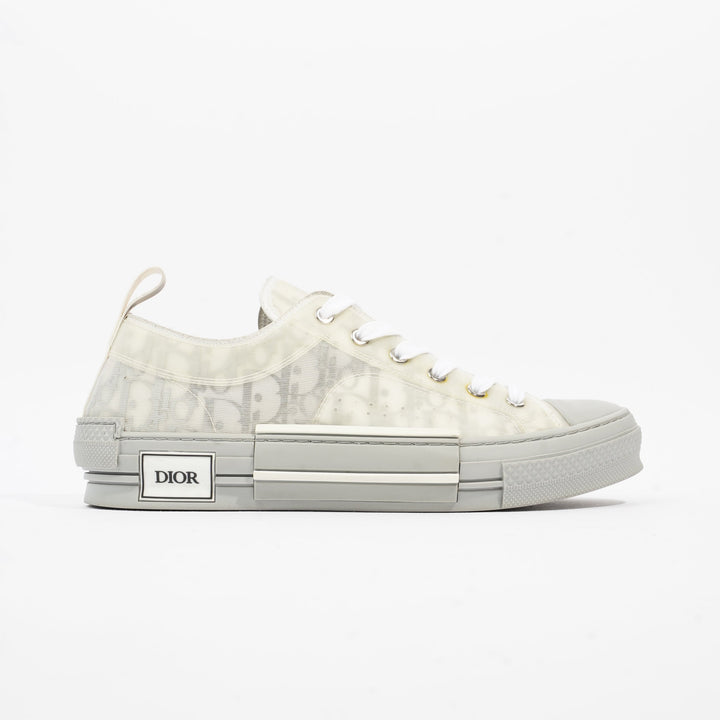 Christian Dior B23 Low Top Grey Oblique Canvas EU 42 UK 8