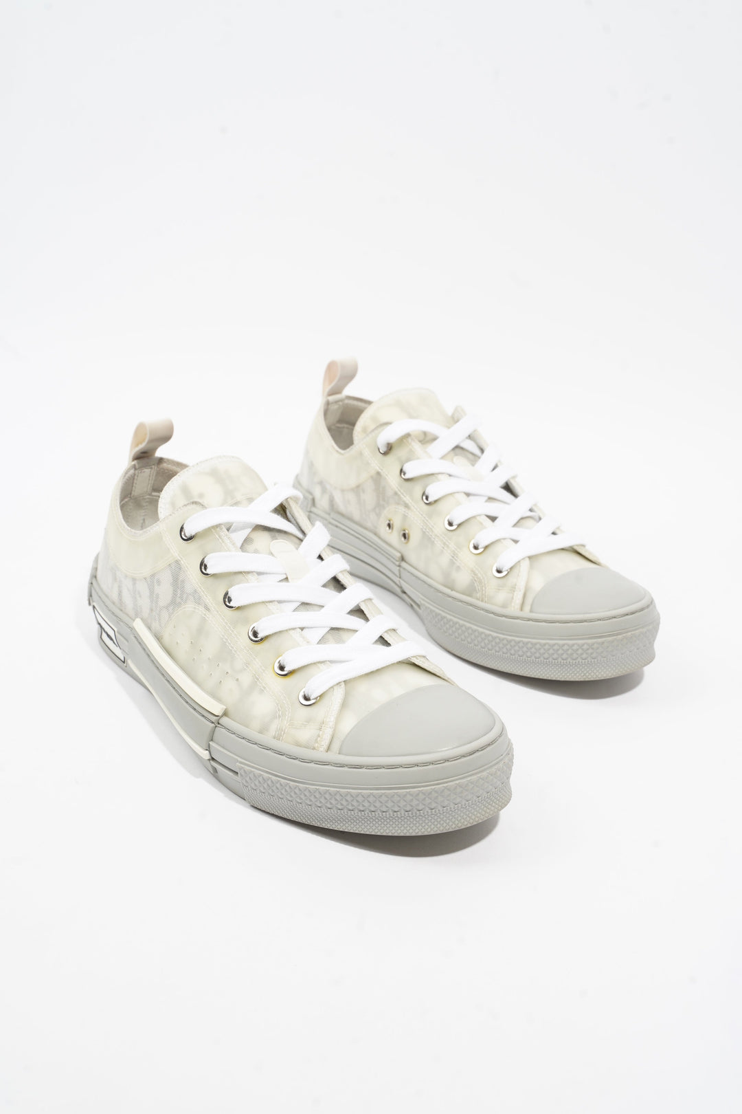 Christian Dior B23 Low Top Grey Oblique Canvas EU 42 UK 8
