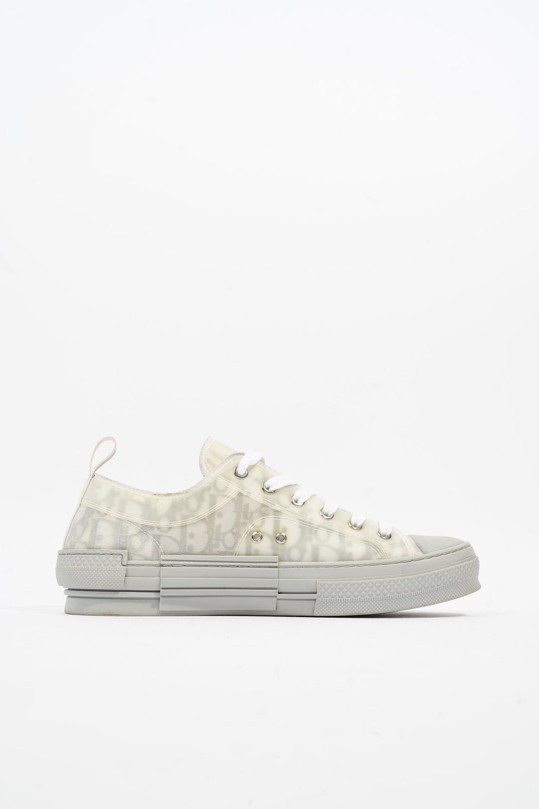 Christian Dior B23 Low Top Grey Oblique Canvas EU 42 UK 8