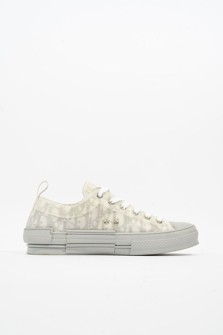 Christian Dior B23 Low Top Grey Oblique Canvas EU 42 UK 8