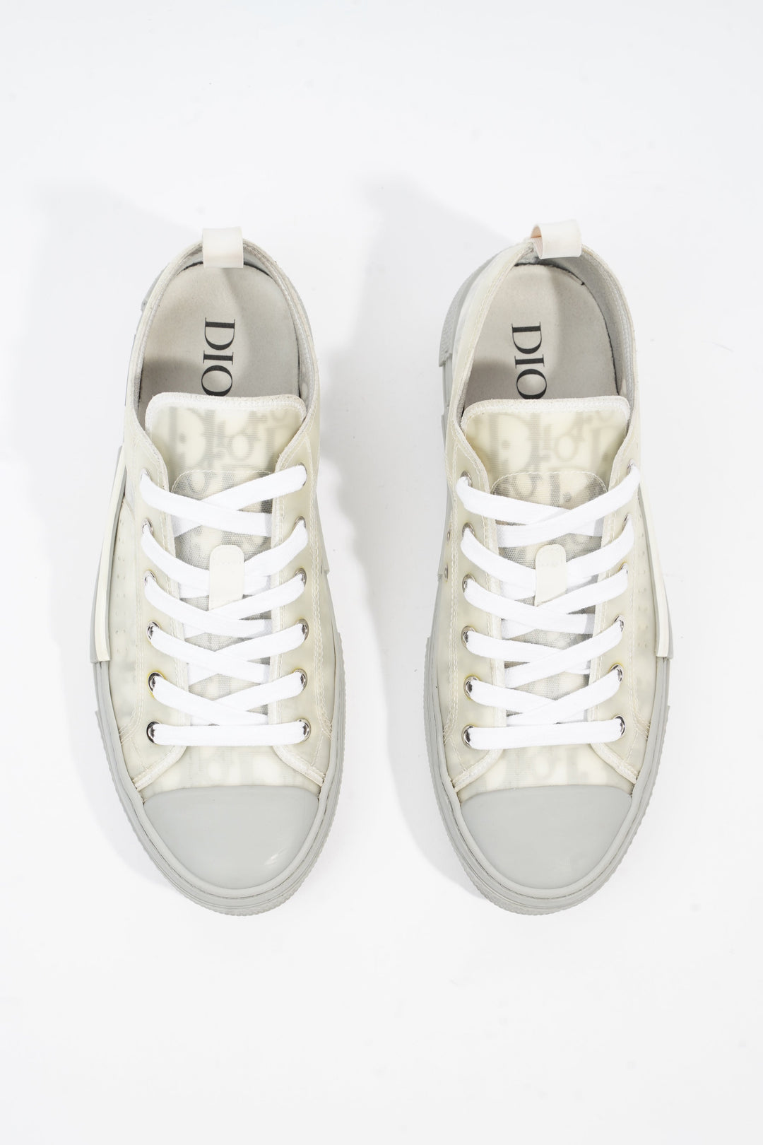 Christian Dior B23 Low Top Grey Oblique Canvas EU 42 UK 8