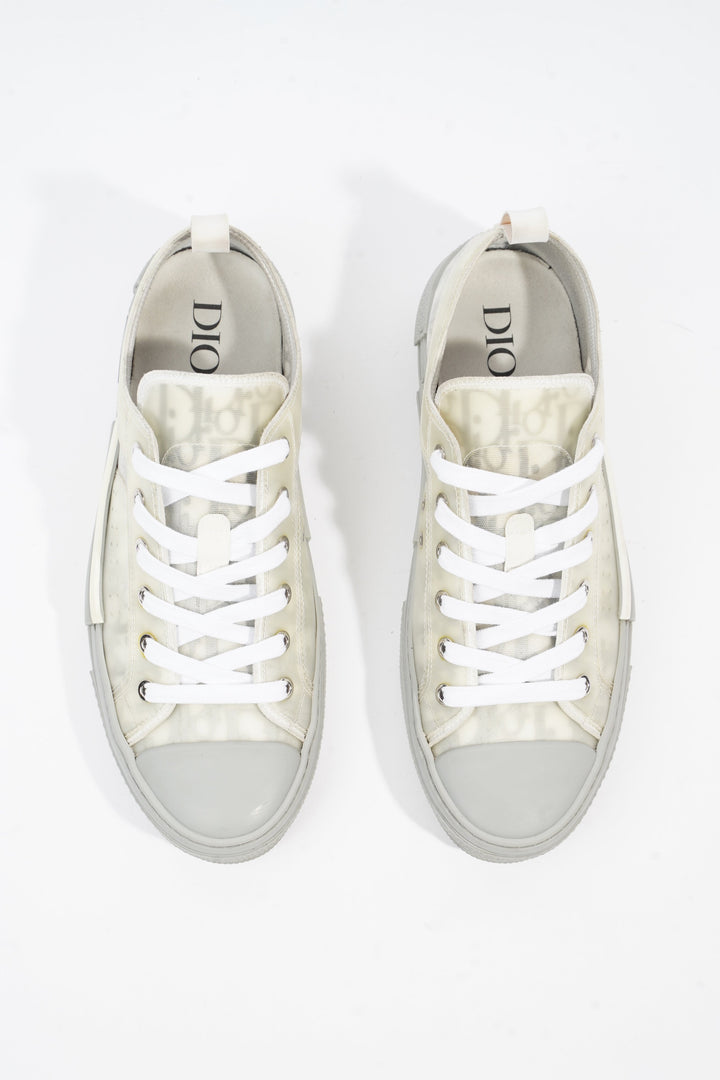 Christian Dior B23 Low Top Grey Oblique Canvas EU 42 UK 8