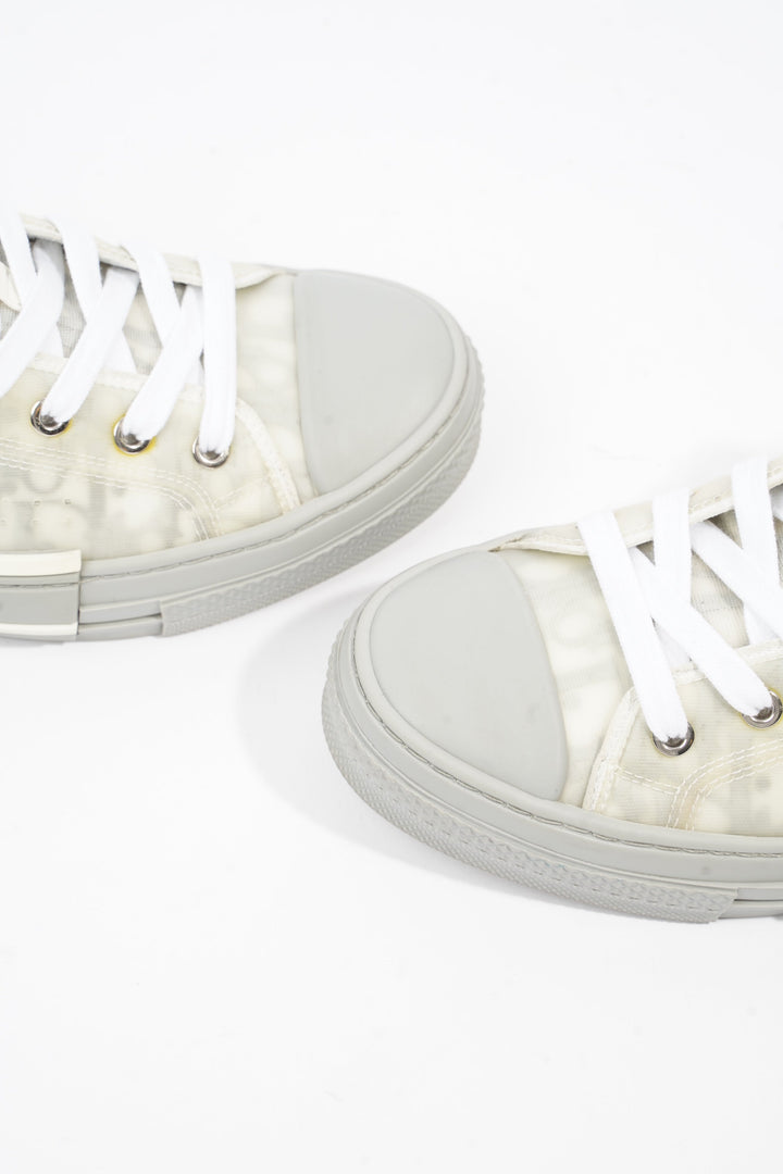 Christian Dior B23 Low Top Grey Oblique Canvas EU 42 UK 8