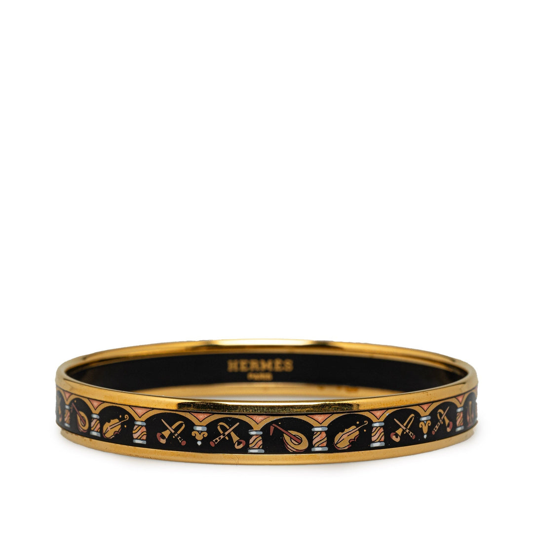 Top quality Hermes Narrow Enamel Bangle Costume Bracelet