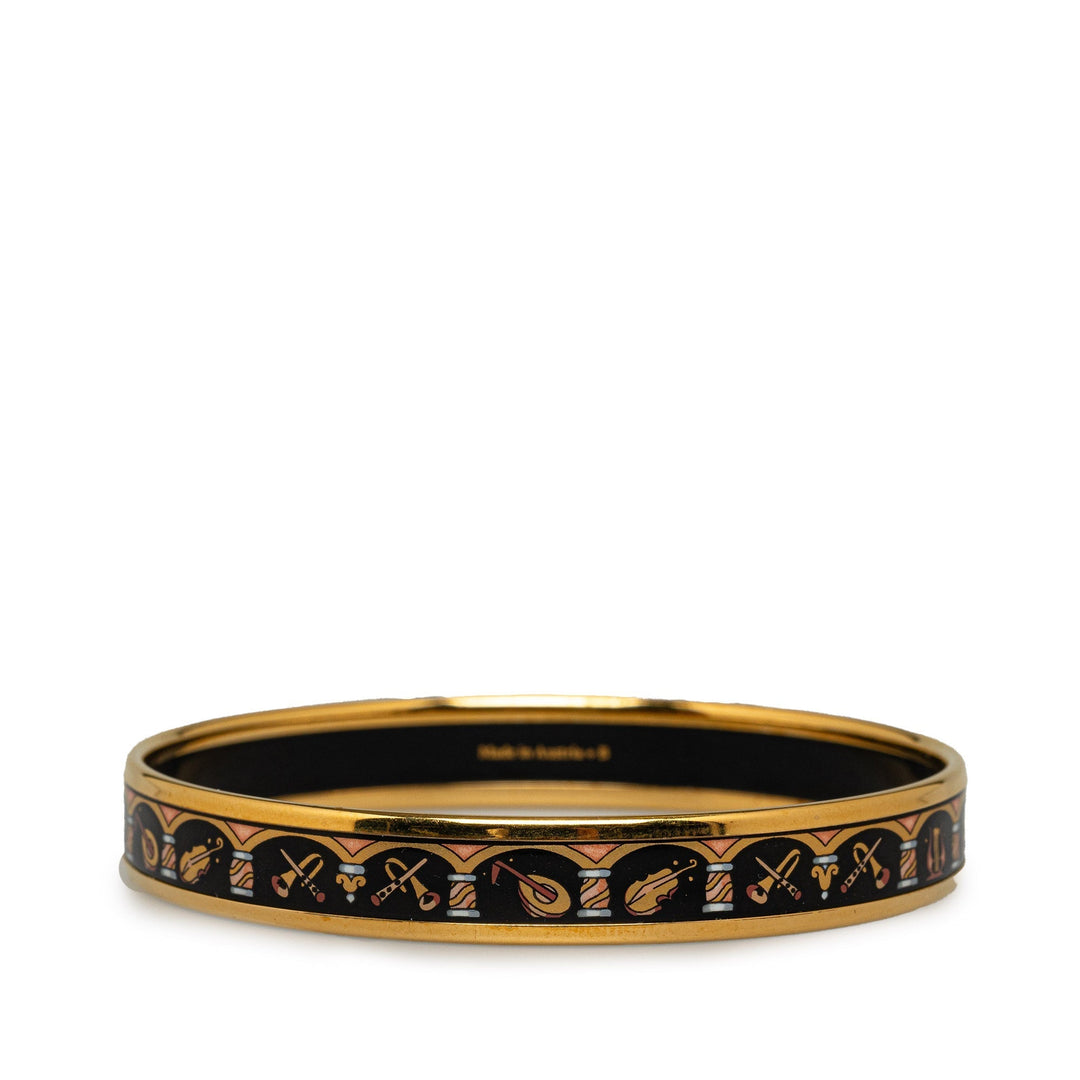 Top quality Hermes Narrow Enamel Bangle Costume Bracelet