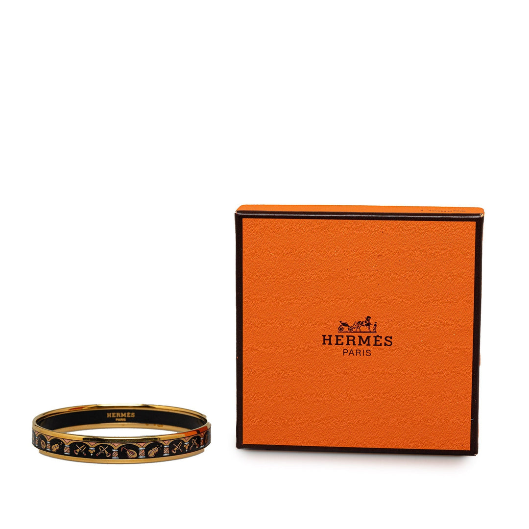 Top quality Hermes Narrow Enamel Bangle Costume Bracelet