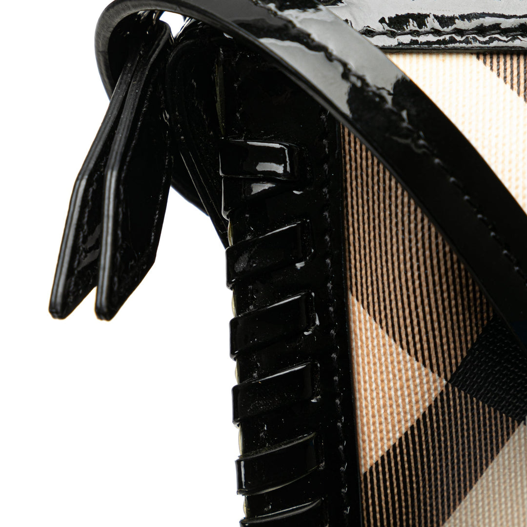 BURBERRY Supernova Check Whipstitch Crossbody Crossbody Bag