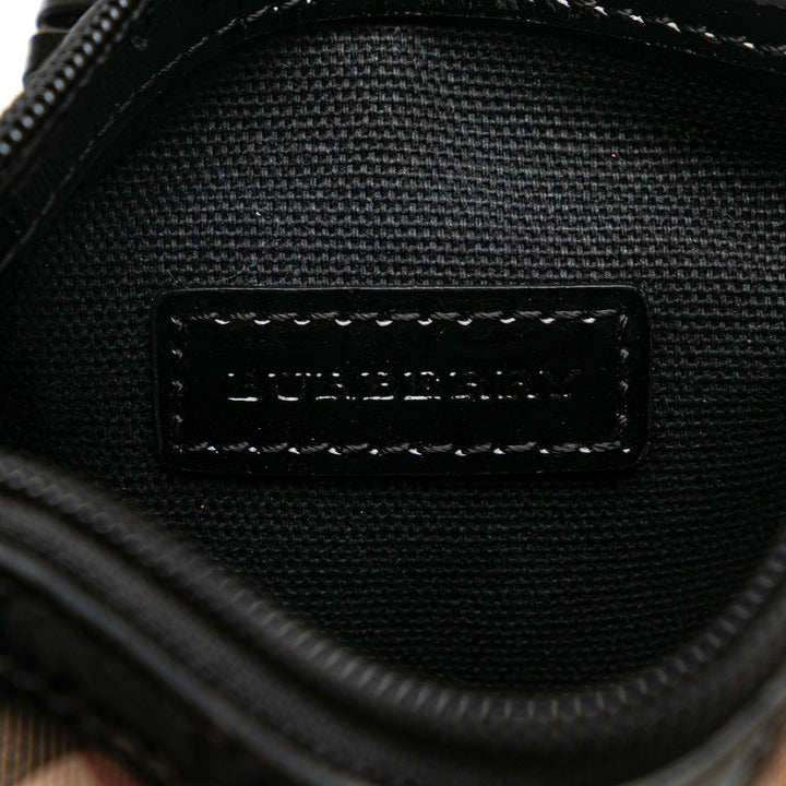 BURBERRY Supernova Check Whipstitch Crossbody Crossbody Bag