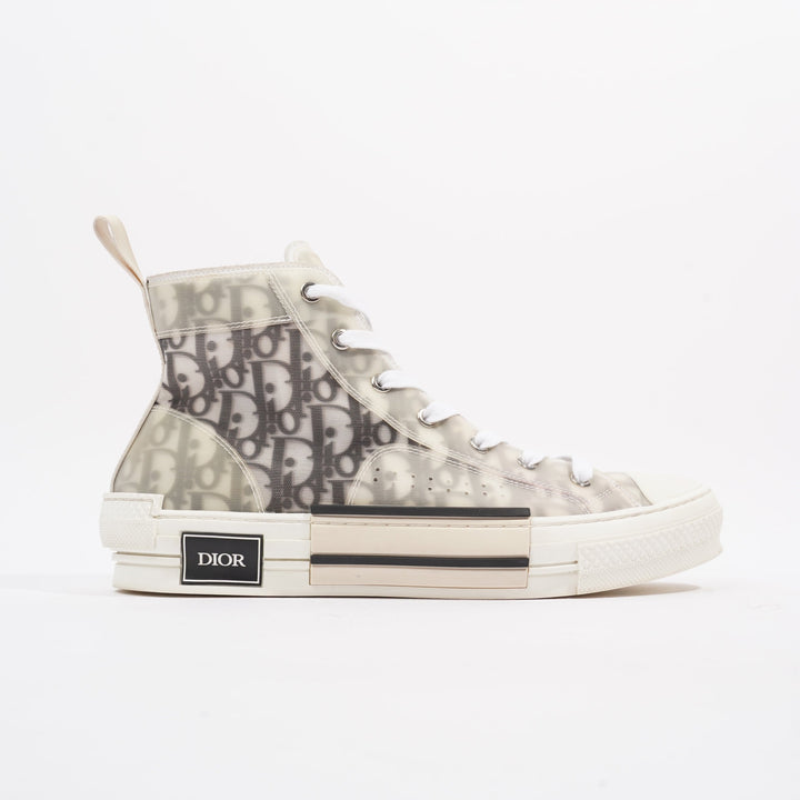 Christian Dior B23 High-top White / Black Oblique Canvas EU 43.5 UK 9.5