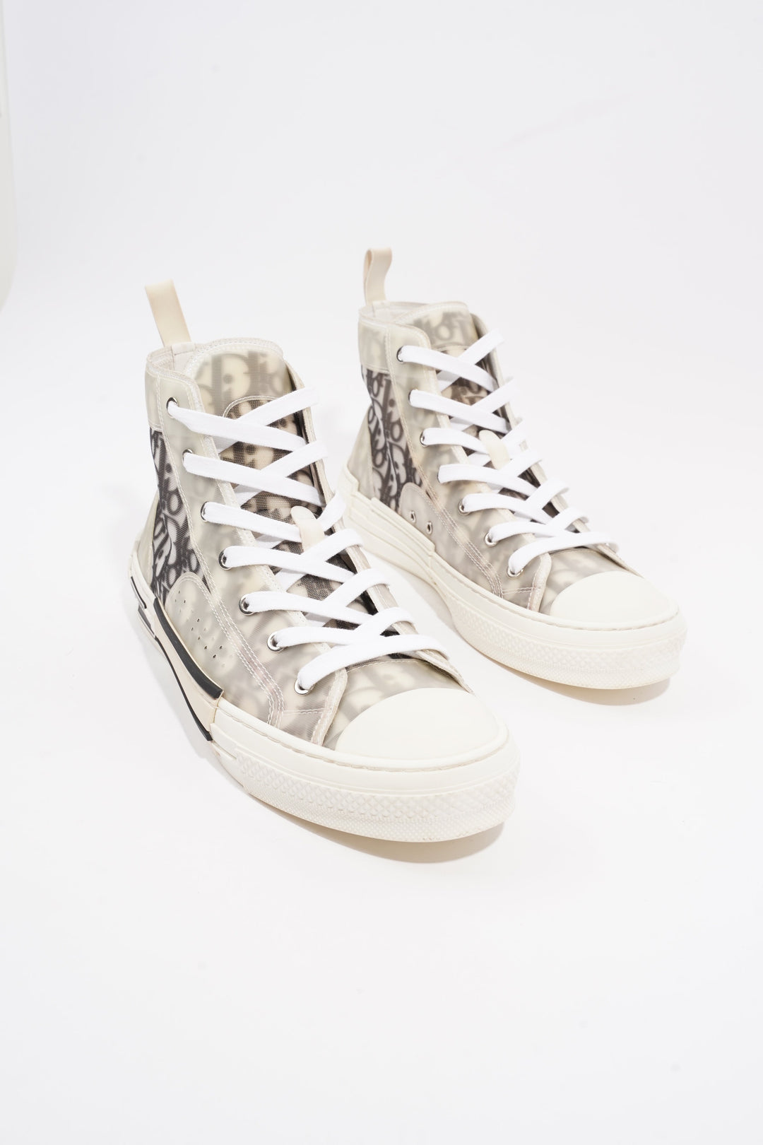 Christian Dior B23 High-top White / Black Oblique Canvas EU 43.5 UK 9.5
