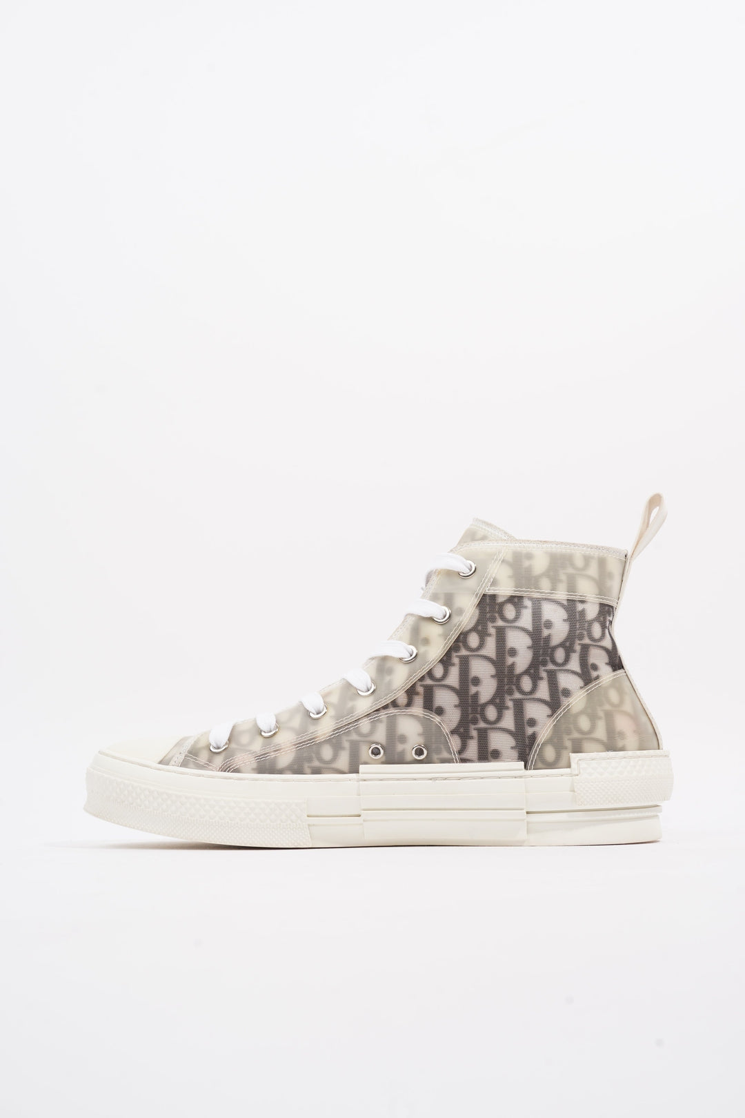 Christian Dior B23 High-top White / Black Oblique Canvas EU 43.5 UK 9.5