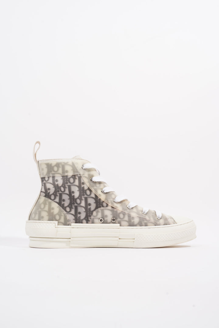 Christian Dior B23 High-top White / Black Oblique Canvas EU 43.5 UK 9.5