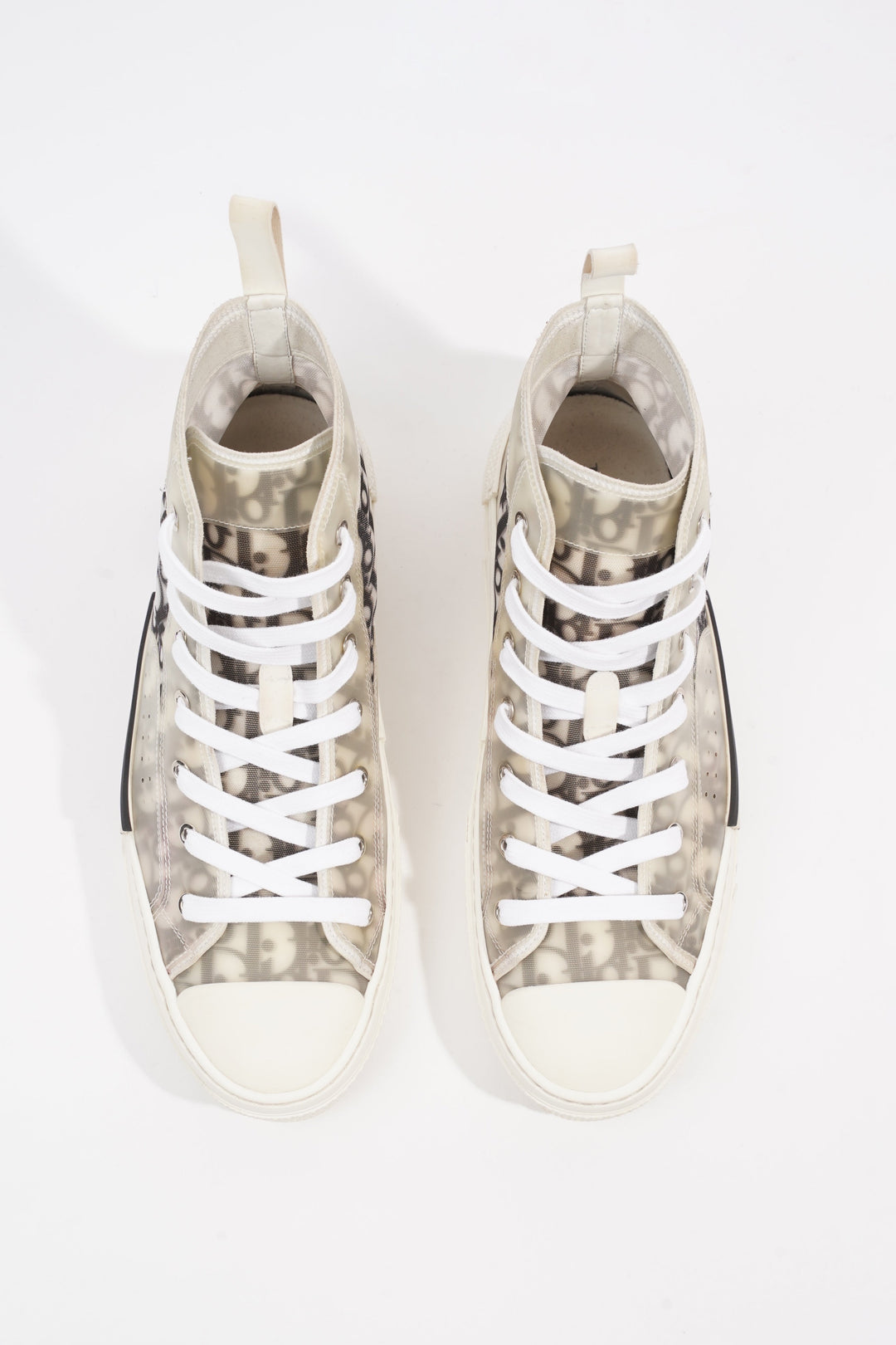 Christian Dior B23 High-top White / Black Oblique Canvas EU 43.5 UK 9.5