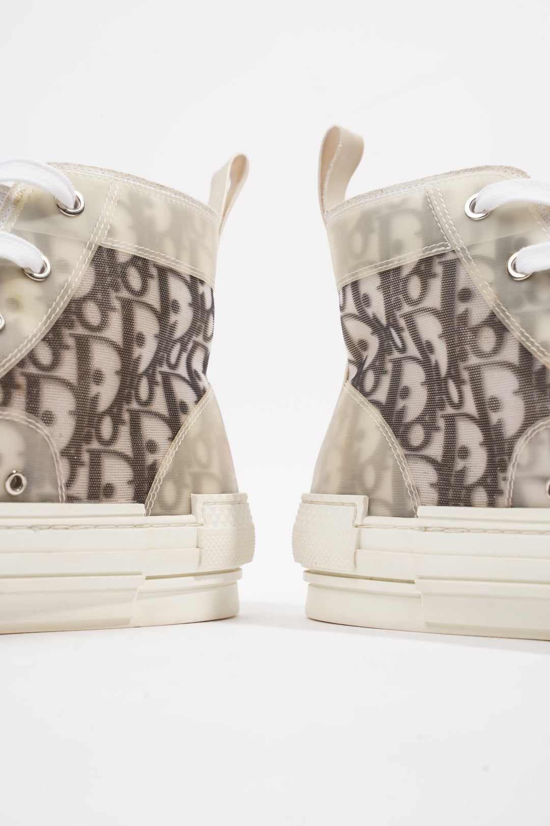 Christian Dior B23 High-top White / Black Oblique Canvas EU 43.5 UK 9.5