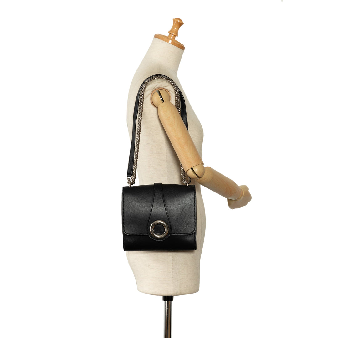 BURBERRY Grommet Chain Crossbody Bag